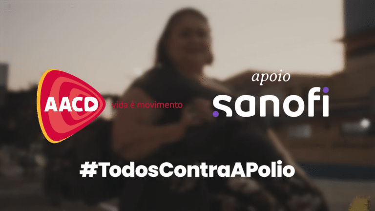 AACD lança uma ação para alertar a população brasileira sobre os riscos do retorno da poliomielite, a paralisia infantil, ao Brasil.