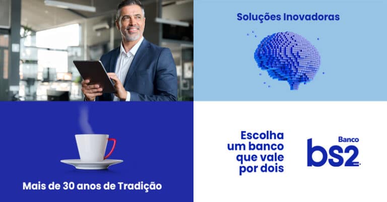 O BS2, primeiro banco digital especializado em empresas, está com a campanha Um banco que vale por 2 no ar.