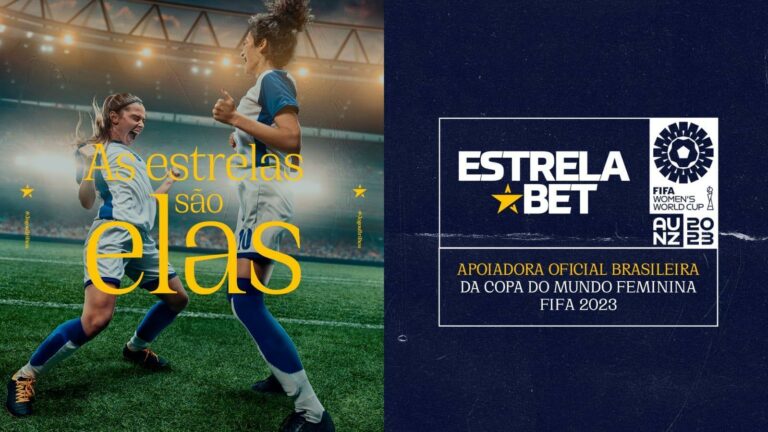 A EstrelaBet acaba de lançar sua parceria com a FIFA, e se torna a apoiadora brasileira oficial da Copa do Mundo Feminina da FIFA 2023.