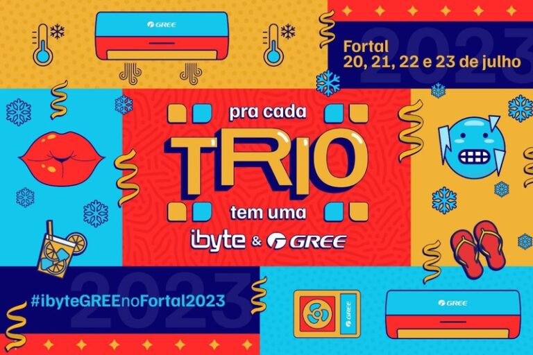 A Gree Electric Appliances vai patrocinar, em parceria com a ibyte, o Fortal 2023, que acontece entre os dias 20 a 23 de julho.