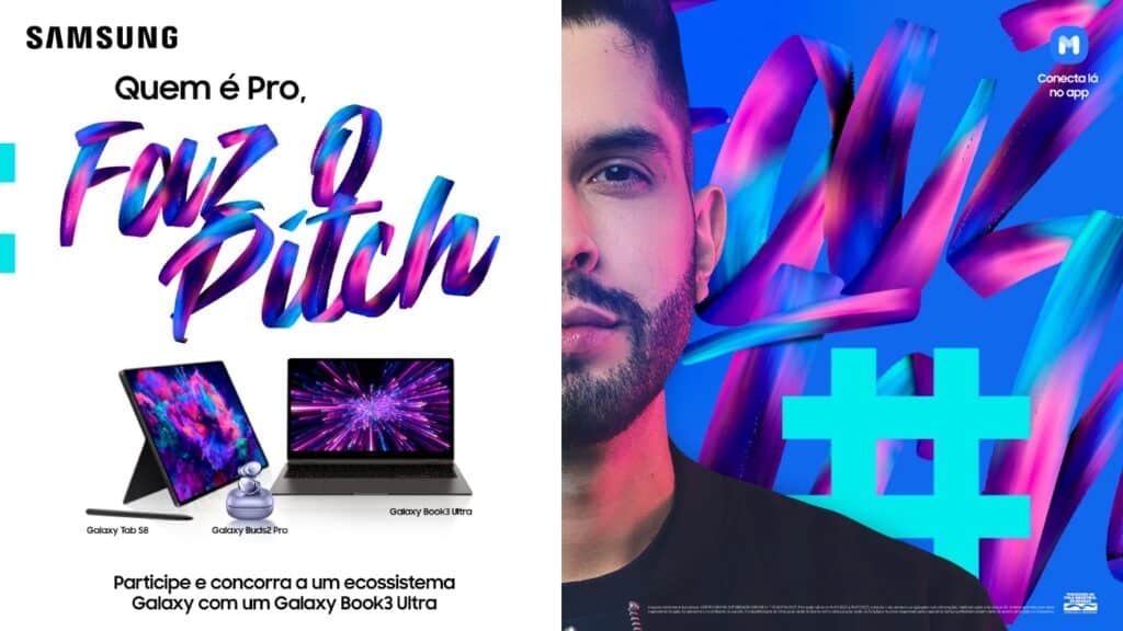 A Samsung anuncia a campanha promocional ‘Faz o Pitch’, em parceria com o influenciador, youtuber e empresário, Bruno PlayHard.