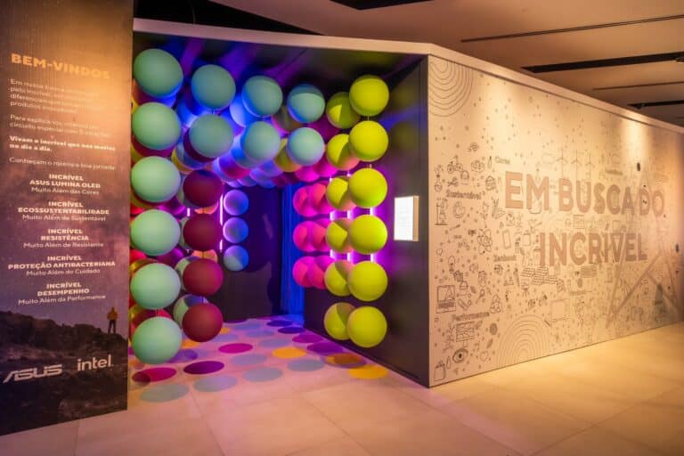 A Innova AATB foi escolhida pela ASUS Brasil para lançar o Espaço ASUS, pop-up store totalmente interativa no Bourbon Shopping, em São Paulo.