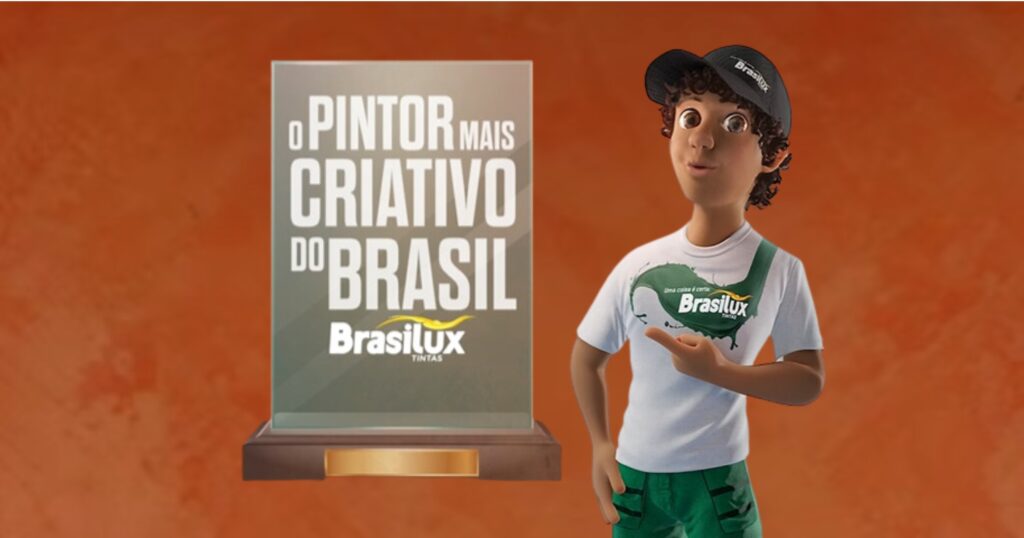 Brasilux lança Bras Pintor, pioneiro avatar do setor de tintas