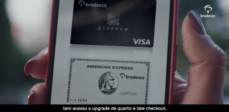 O Bradesco lançou sua nova campanha, que evidencia os benefícios e vantagens dos seus cartões de crédito para o público de alta renda.
