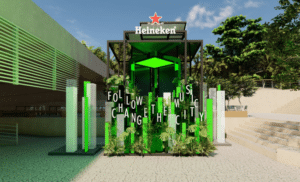 A Heineken idealizou uma série de experiências para o público do festival MECA (Inhotim), que acontece em Brumadinho, Minas Gerais.