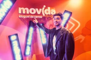Caio Castro e João Guilherme aceitaram o desafio da Movida e dançaram a favor da sustentabilidade no primeiro final de semana do The Town.