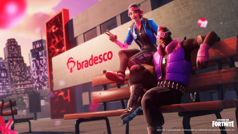 O Bradesco traz toda a interação do universo gamer para o centro da narrativa de sua nova campanha "Bora Upar no Game".