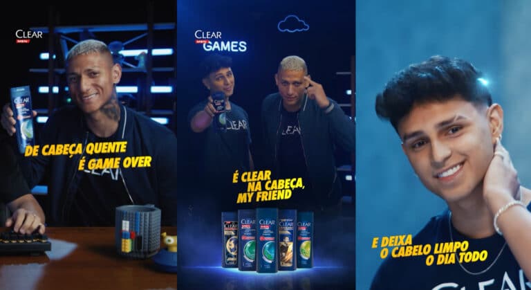 A nova campanha da Clear, que tem o craque Richarlison como seu protagonista, traz a mensagem “É Clear na cabeça, my friend”.