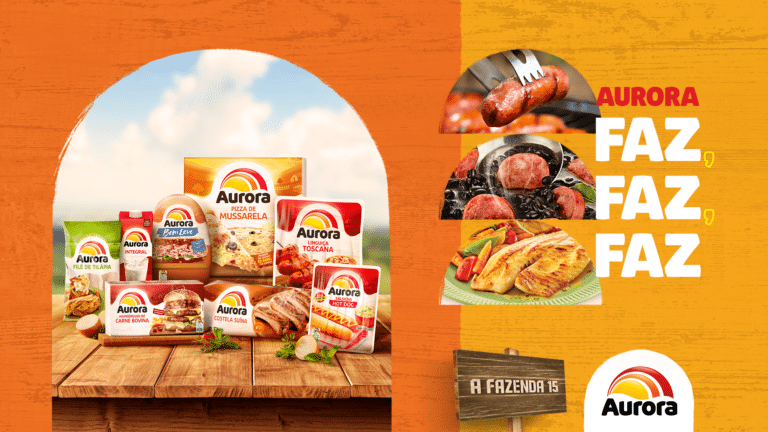 A Aurora, da cooperativa de alimentos Aurora Coop, será patrocinadora pela terceira vez de A Fazenda 15, reality show exibido pela TV Record.