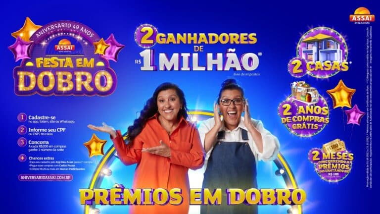 Assaí Atacadista estreia promoção para dar continuidade ao propósito de contribuir com a prosperidade de seus(suas) clientes.