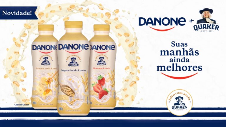 A Quaker e a Danone se uniram em uma parceria inédita, a fim de trazer novas opções saborosas e nutritivas para o café da manhã.