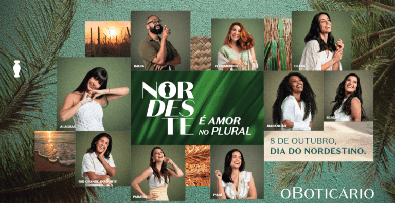 O Boticário lança nova campanha publicitária em homenagem ao Dia do Nordestino, celebrado no dia 8 de outubro.
