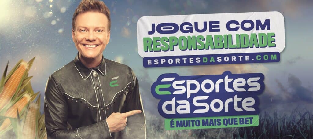 A plataforma de apostas esportivas Esportes da Sorte apresentou, durante o intervalo do Fantástico, sua nova campanha.