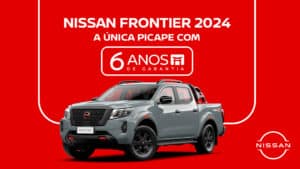 Comunicado interrompe jornada do consumidor para anunciar a maior garantia do mercado em nova campanha da Nissan Frontier.