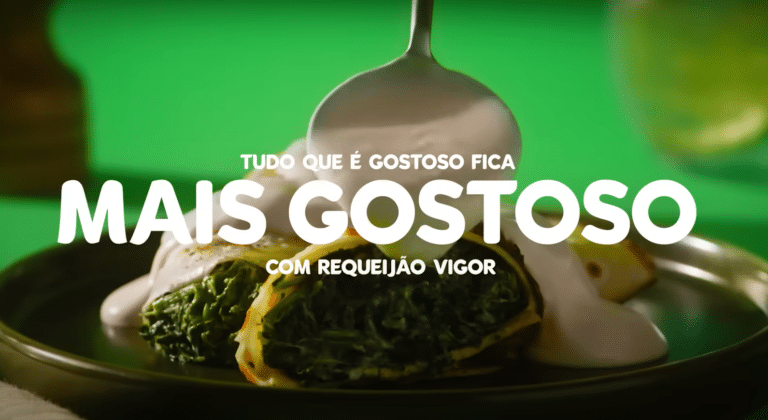 Com anos de história e tradição no mercado, a Vigor deu início à campanha “Tudo que é gostoso fica mais gostoso com Requeijão Vigor”.