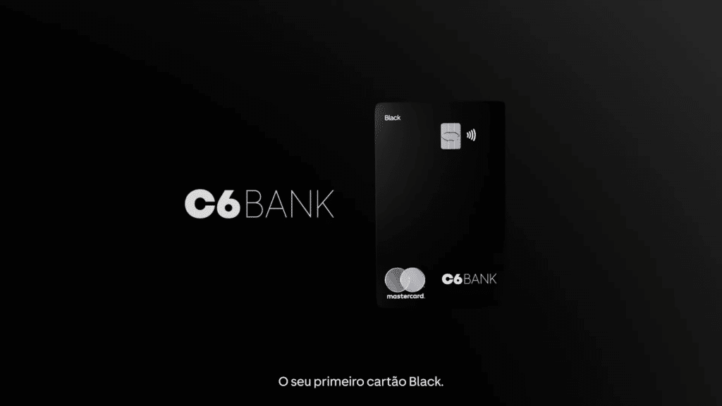 O C6 Bank estreou sua nova campanha publicitária para apresentar o recém-lançado Cartão C6 Mastercard Black.