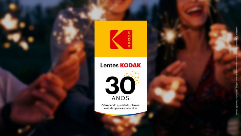 A Lentes KODAK comemora, neste ano de 2023, 30 anos desde que as primeiras lentes foram vendidas sob licença nos Estados Unidos.