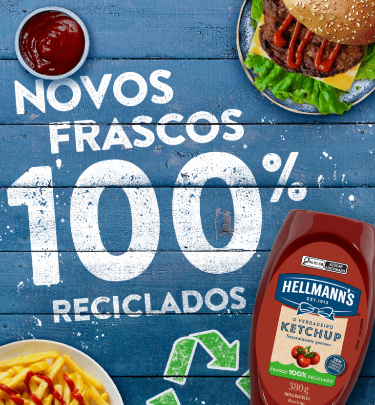 A Hellmann's celebra a retirada de 1.340 toneladas de plástico da natureza, o equivalente a mais de uma piscina olímpica.