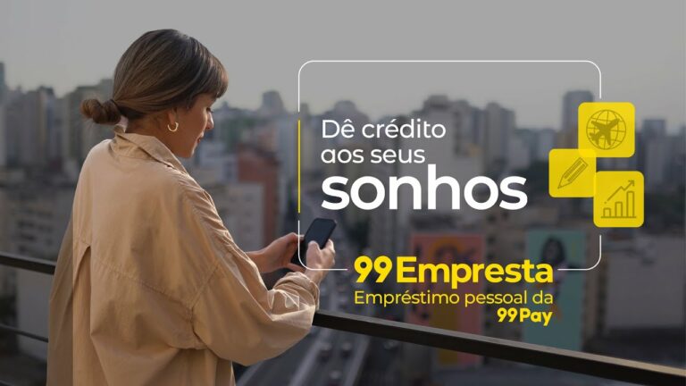 A nova campanha da 99Pay tem como foco mostrar que desejos podem se tornar realidade, destacando o 99Empresta.
