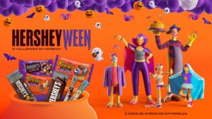 A Hershey decidiu retornar com a campanha "HersheyWeen, o Halloween da Hershey" com o conceito "É hora de aprontar em família".