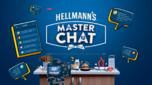 Hellmann’s, marca da Unilever, promove entre 26 e 31 de outubro a terceira edição da plataforma “Hellmann’s Masterchat”.