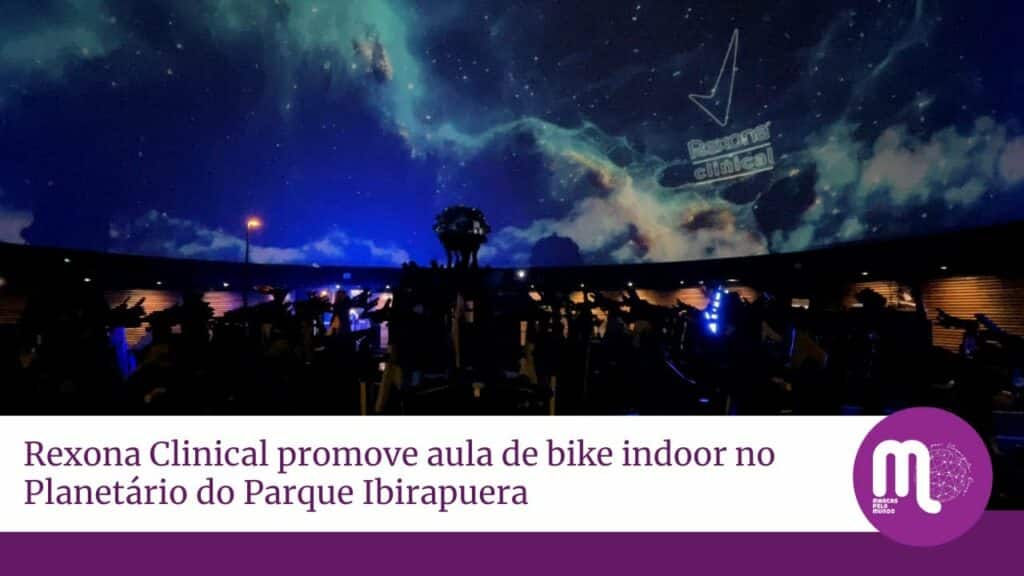 Rexona promoveu no Planetário, dentro do Parque Ibirapuera, uma aula de bike indoor para comprovar a proteção do Rexona Clinical.