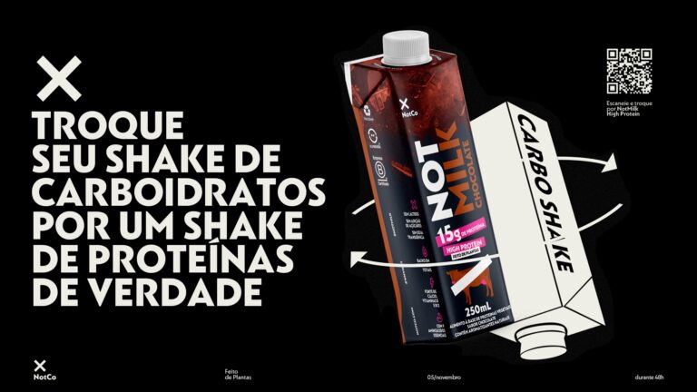 A NotCo lançou neste domingo, dia 05, em horário nobre, um recall de shakes proteicos de marcas concorrentes.