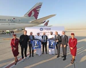 A Qatar Airways dá as boas-vindas ao time de futebol italiano FC Internazionale Milano em seu portfólio de patrocínio esportivo global.