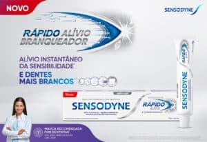 A Sensodyne acaba de lançar no mercado brasileiro o creme dental Sensodyne Rápido Alívio Branqueador, incrementando seu portfólio.