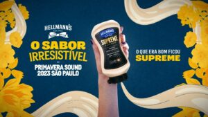 A Hellmann’s firmou parceria com o Primavera Sound São Paulo 2023, que acontece nos dias 2 e 3 de dezembro.