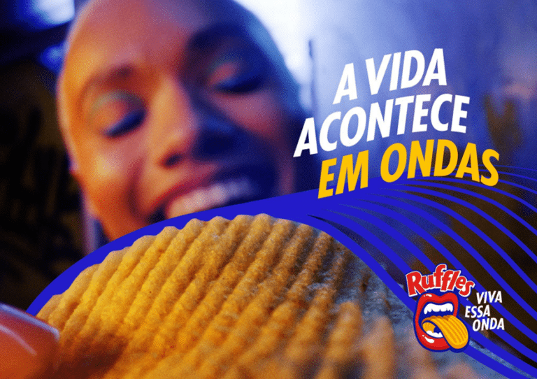 Para mostrar que a vida real não acontece em linha reta, ela acontece em ondas, a RUFFLES divulgou seu novo posicionamento.