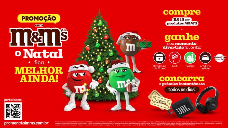 M&M'S quer deixar o fim de ano dos consumidores ainda mais divertido com o produto ideal para presentear amigos e familiares.