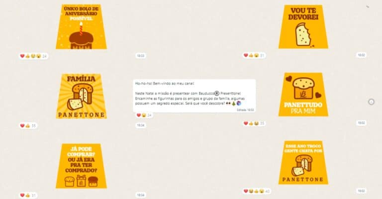 Bauducco Lança Stickers Especiais para o Dia do Panettone no WhatsApp