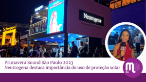 Primavera Sound São Paulo 2023 - Neutrogena destaca importância do uso de proteção solar
