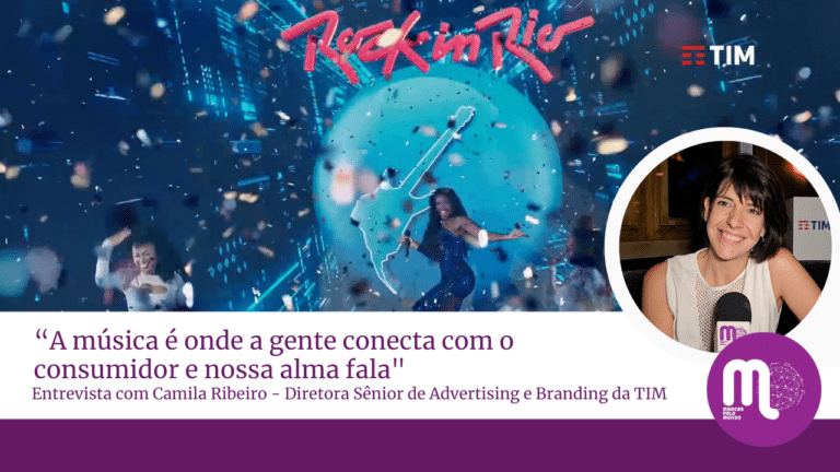 [Entrevista TIM] "A música é onde a gente conecta com o consumidor e nossa alma fala". Papo com Camila Ribeiro, diretora da TIM