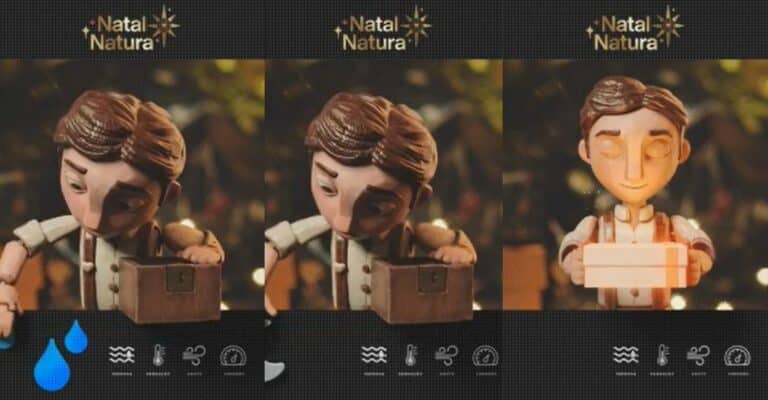 Natura celebra o Natal nas ruas de São Paulo com projeções e interações OOH