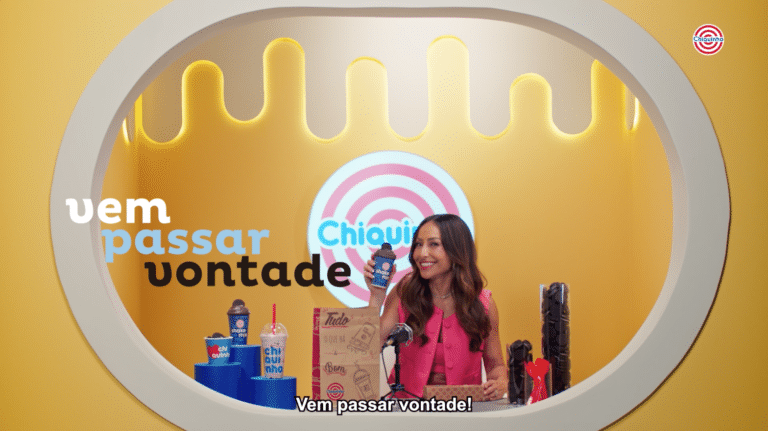 Sabrina Sato estrela produção da Ilha Crossmídia para Chiquinho Sorvetes