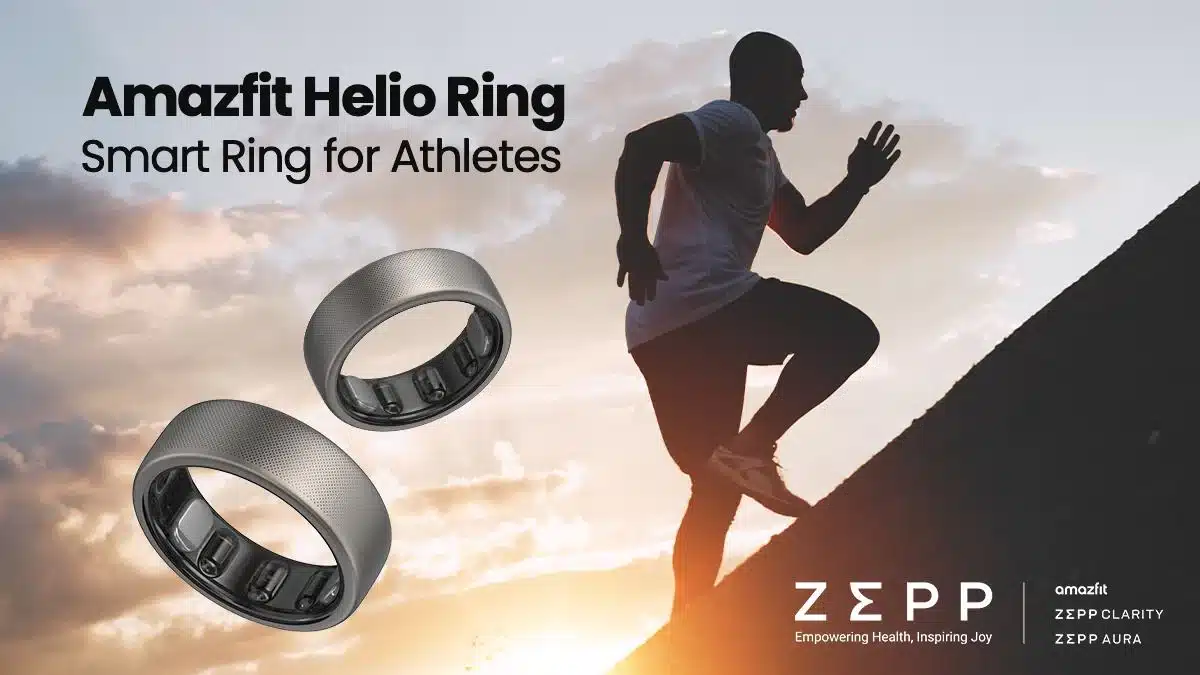 Amazfit/アマズフィット Helio Ring Amazift lança Helio Ring, anel inteligente para atletas