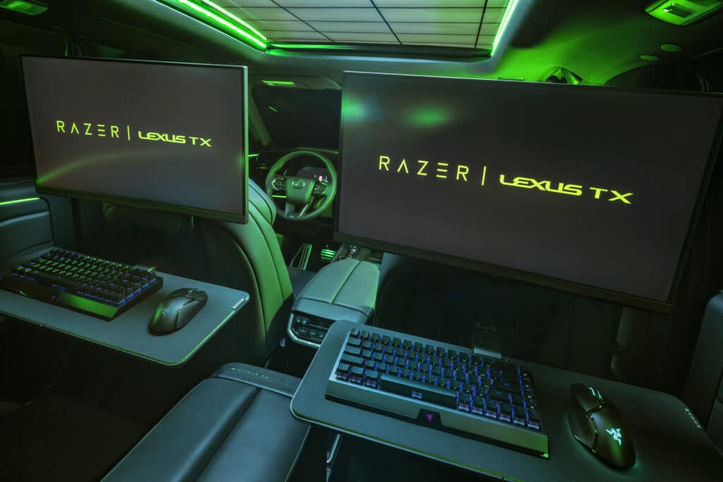 CES 2024 - Razer e a Lexus apresentaram um conceito de carro gamer 