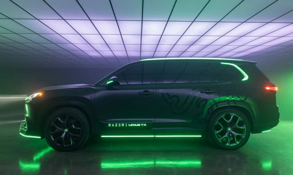 CES 2024 - Razer e a Lexus apresentaram um conceito de carro gamer