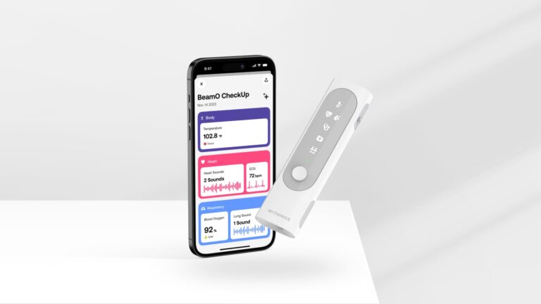 CES 2024 - Withings introduz BeamO seu dispositivo para o monitoramento de saúde em casa 4-em-1