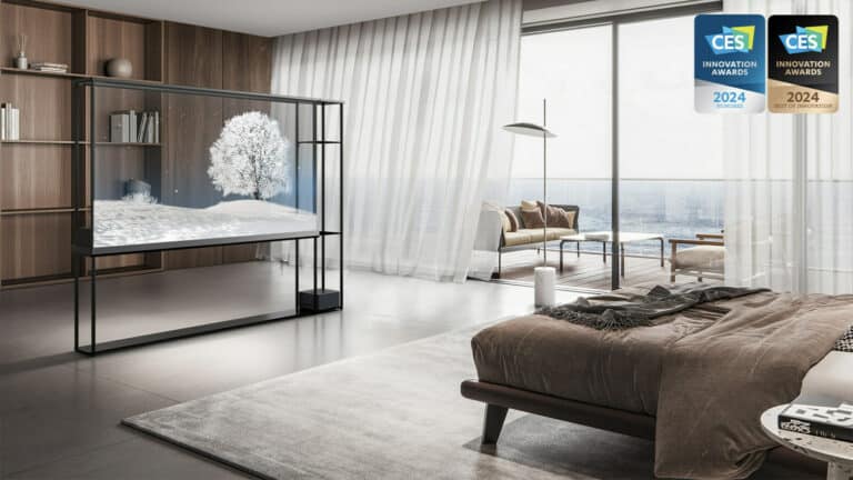 CES 2024 – LG apresenta a primeira TV OLED transparente sem fio