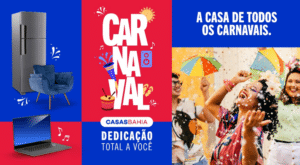 Casas Bahia estreia campanha de Carnaval com filme em TV aberta e hit de Bell Marques