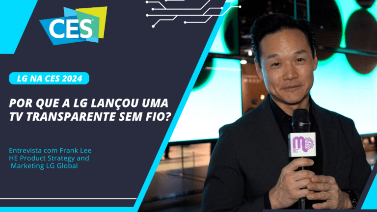 3:18 / 3:44 LG na CES 2024 - Por que a LG lançou uma TV OLED Transparente sem Fio? Entrevista com Frank Lee