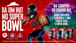 Pizza Hut Brasil patrocina a NFL, maior liga de futebol do mundo e representante de um dos esportes mais populares nos Estados Unidos.