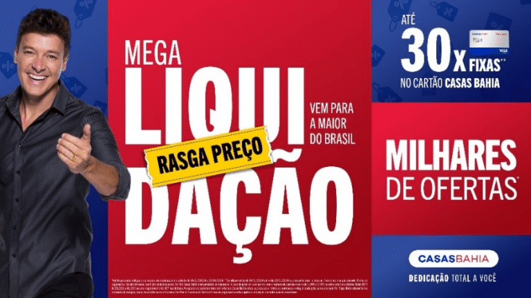 A Casas Bahia inicia 2024 rasgando os preços de produtos novos e queima de mostruário para zerar os estoques.