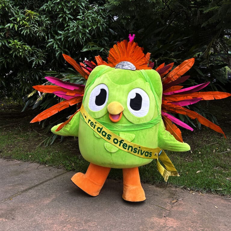 Assim como aconteceu em 2023, o Duolingo estará novamente presente nos bloquinhos de Carnaval de São Paulo.
