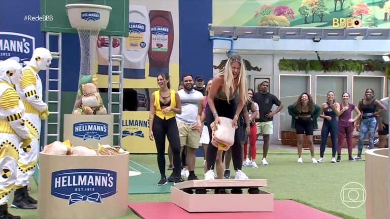 Hellmann's esteve pela primeira vez no BBB, proporcionando lazer aos brothers ao levar petiscos deliciosos e o universo do basquete.