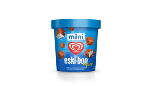 Kibon lança o Mini Eski-Bon no Pote, produto que chega em edição limitada com venda exclusiva pelo aplicativo de delivery Rappi Turbo SP.
