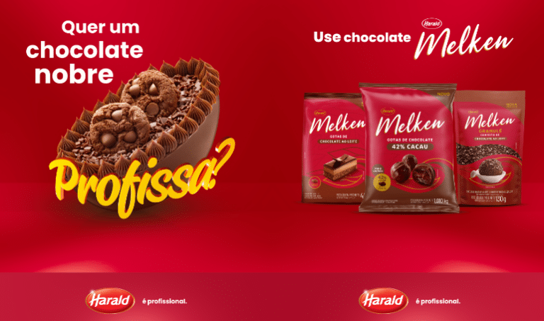A Harald dará continuidade a sua campanha "Harald é profissional", trazendo novos desdobramentos para as marcas Melken e TOP.